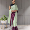 Party Style Ready To Wear Saree With Blouse Piece